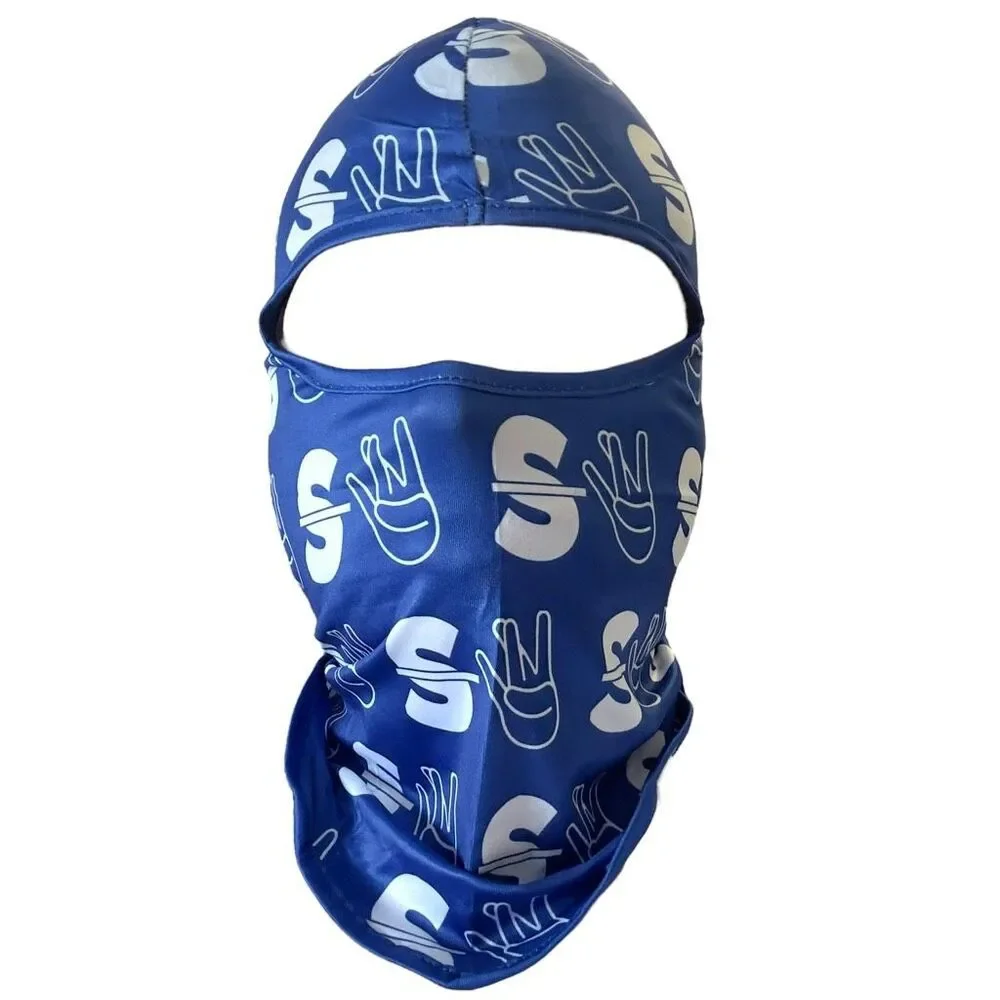 NWT Navy Blue Westside Balaclava Unisex OS | Biking Urban Trap Punk HipHop Indie - Picture 4 of 11